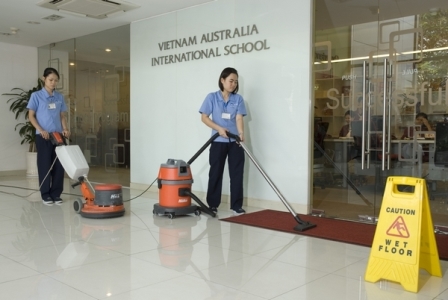 Dịch vụ vệ sinh trường học tại TP Vinh, Nghệ An